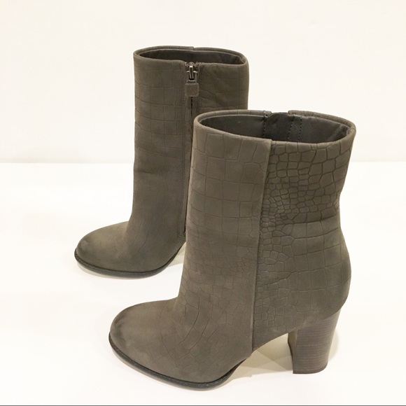 EUC Sam Edelman Gray Suede Reyes Boot sz 7 1/2 - Picture 4 of 8